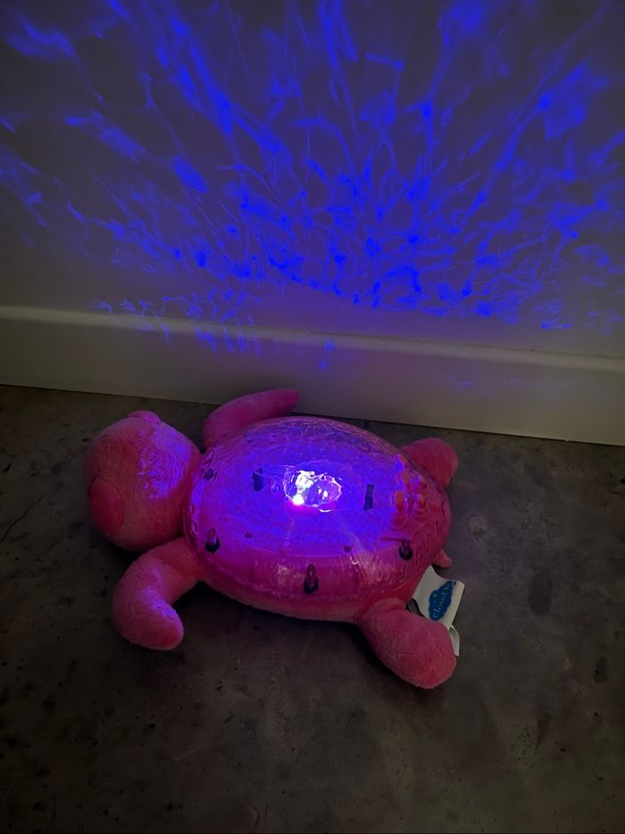 Veilleuse tortue cloud b rose - photo numéro 5