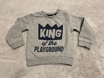 Pull Sweat gris - MO kids - 12/18 mois