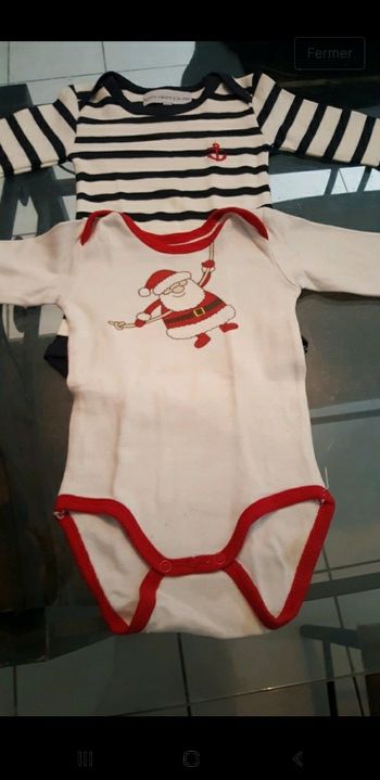 Lot de 2 bodies fille 👧