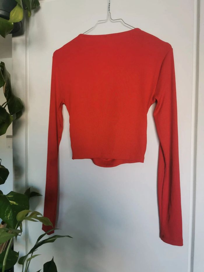 T-shirt d'été rouge Amisu - photo numéro 2