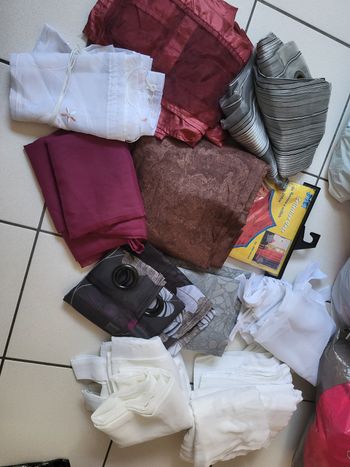 Lot de rideaux voilage
