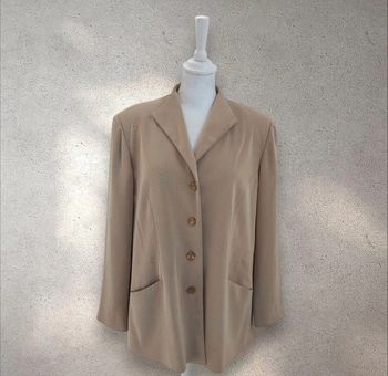 Veste de tailleur blazer beige un jour ailleurs taille 46