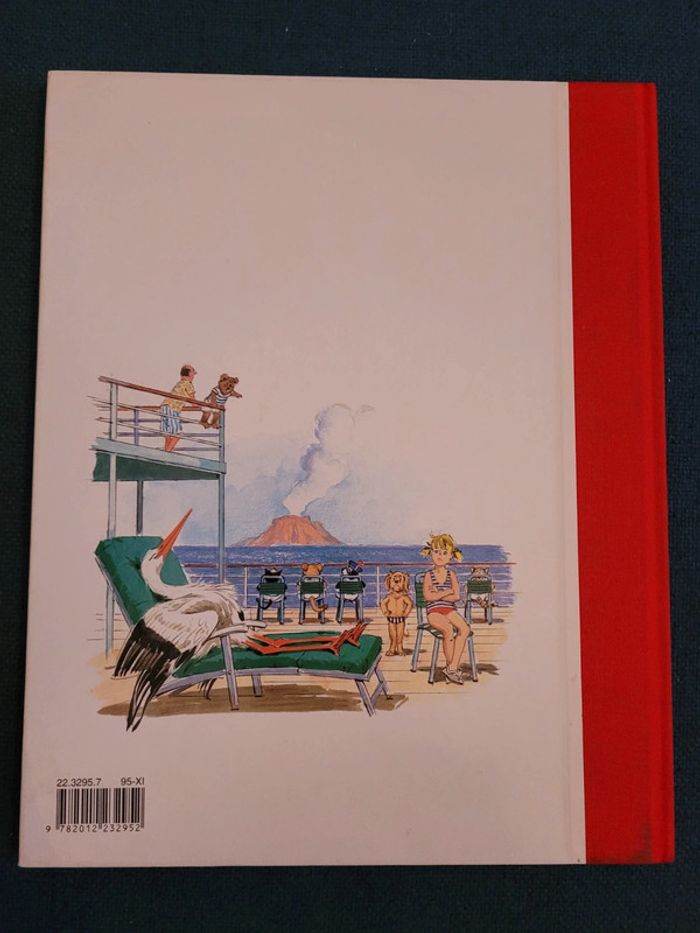 RARE Livre reliure rouge La Croisière de Caroline bateau Pierre Probst Hachette Jeunesse Album - photo numéro 2