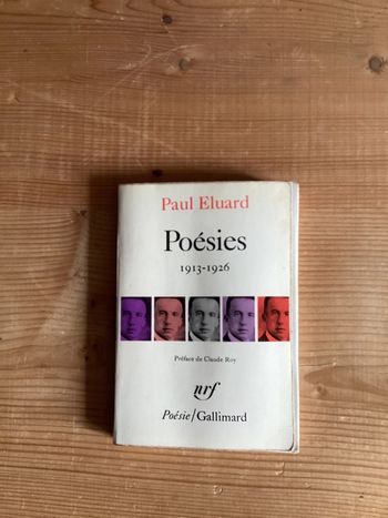 Livre « poésies 1913 - 1926 »