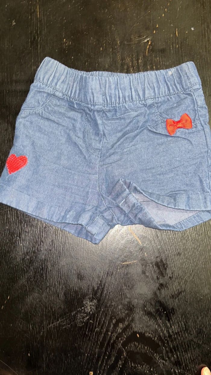 Short fille jean