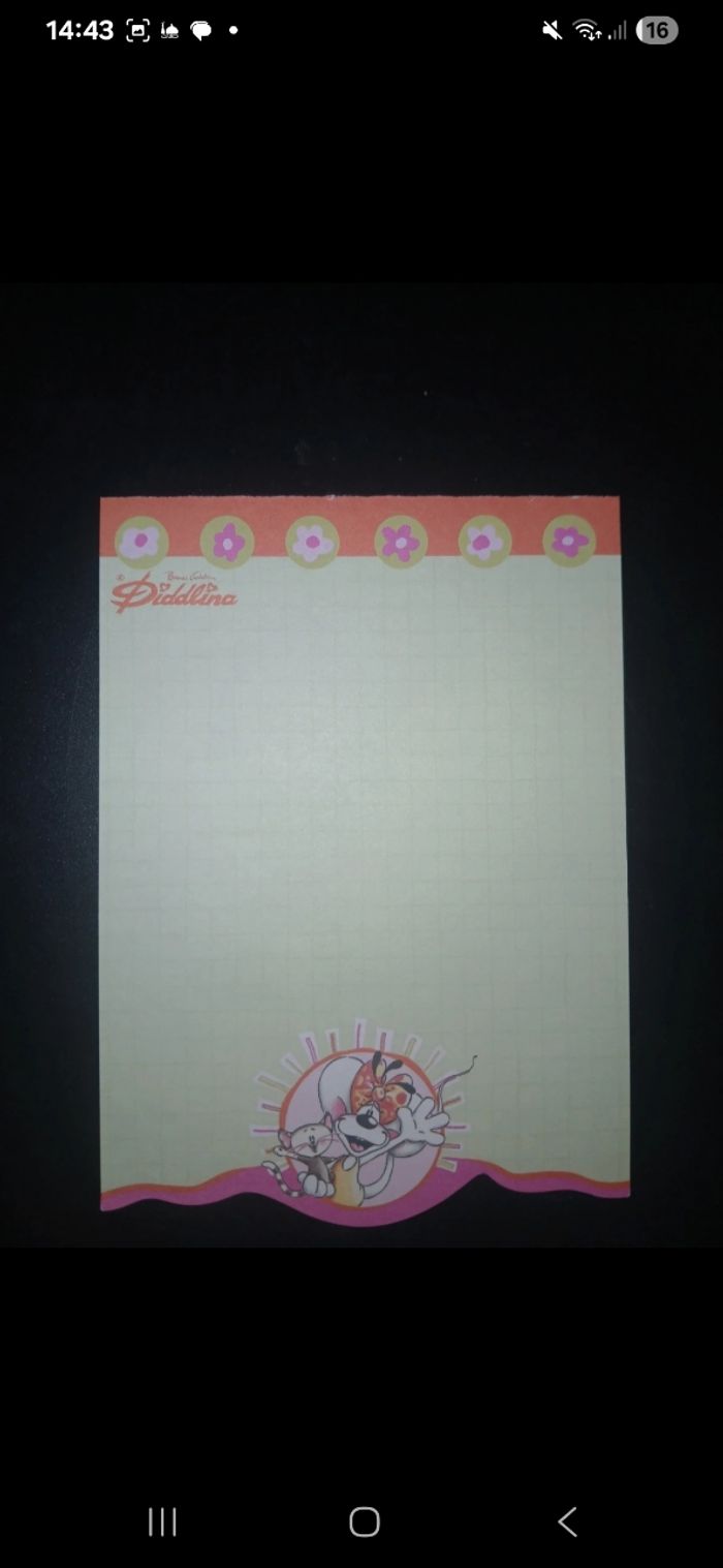 Diddlina- Feuille A5 neuve - 0,40€