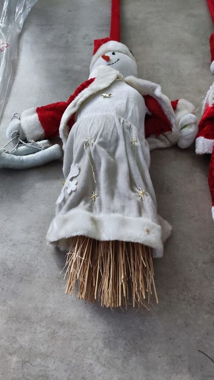 Lot 2 balais décoratif de Noël - photo numéro 4