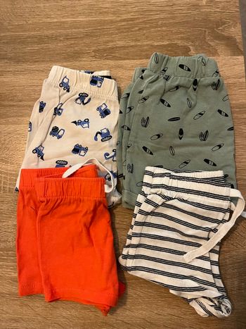 Lot short garçon 6 mois 