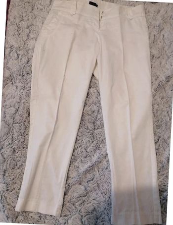 pantalon droit vero moda blanc taille 38