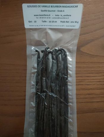 10 gousses de vanille