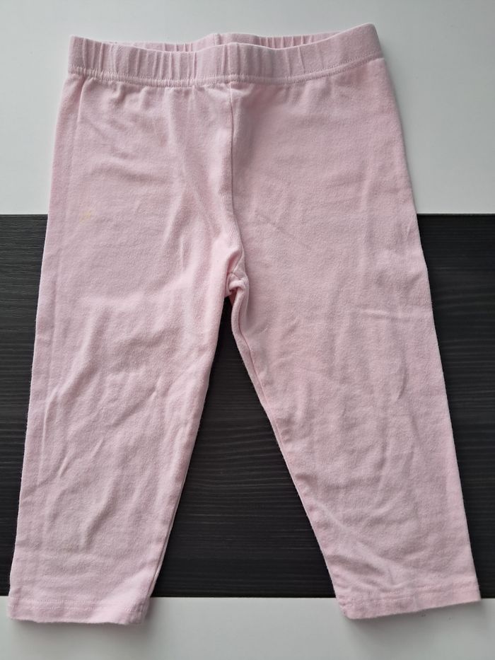 Pantalon cotelé + legging rose à donner - photo numéro 3