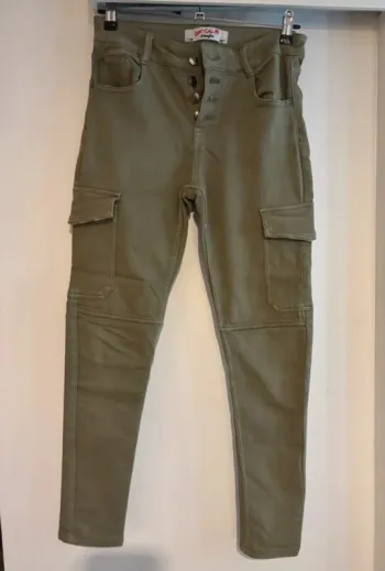 Pantalon cargo kaki Jennyfer - T38