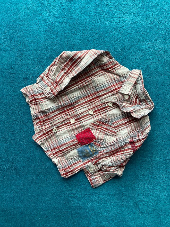 Lot 4 chemises 12 mois - photo numéro 2