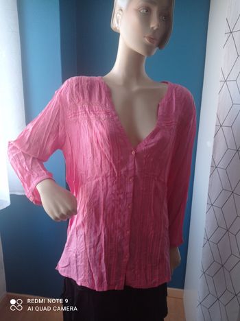 Chemise rose femme