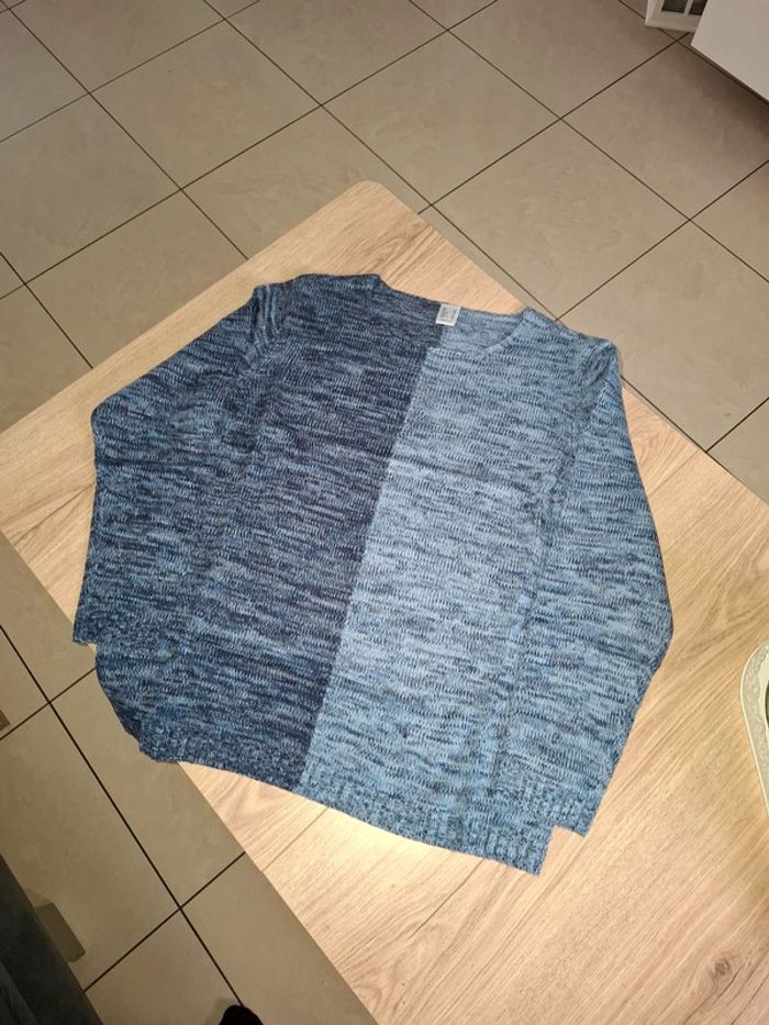 Pull bleu taille 46 fr neuf sans marque - photo numéro 2