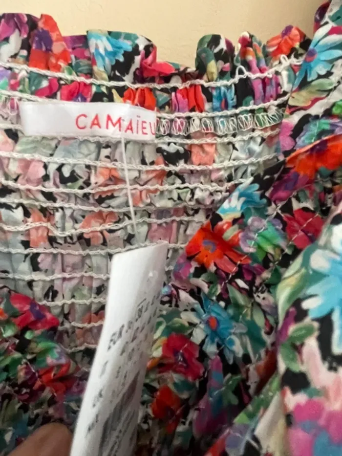 Combi short fleuri - photo numéro 5