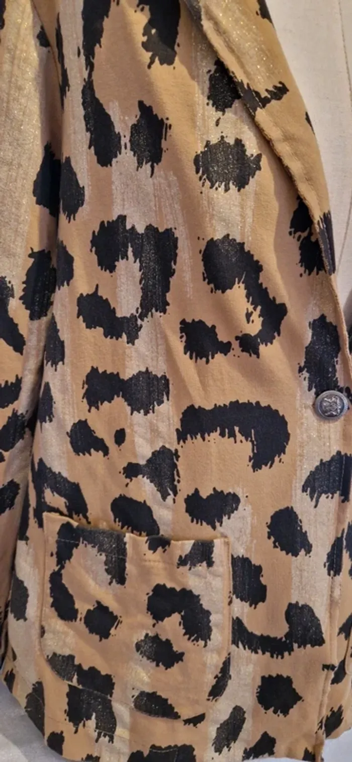 Blazer léopard Menta Fashion Neuf avec étiquette - photo numéro 5