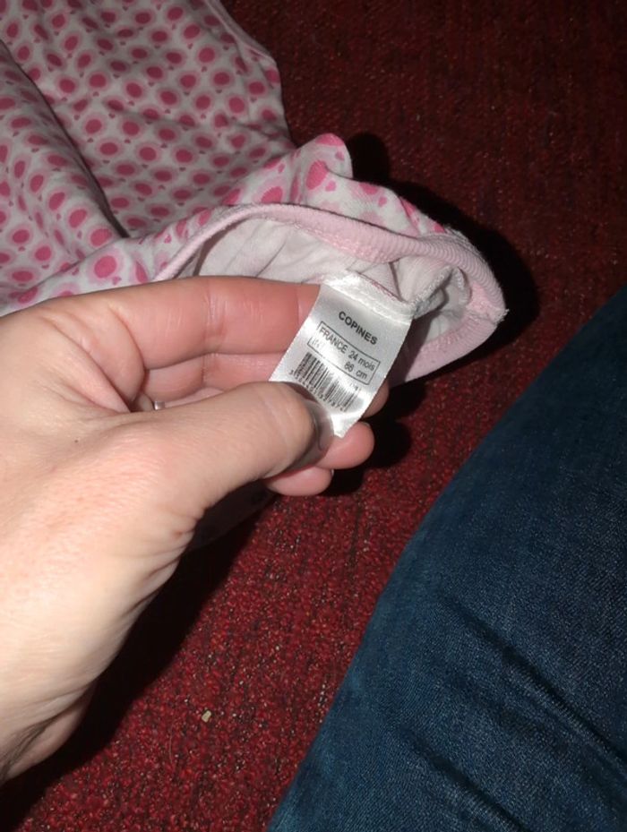 Body comfort,tricot de corps, coton 18 mois a 24 mois - photo numéro 2