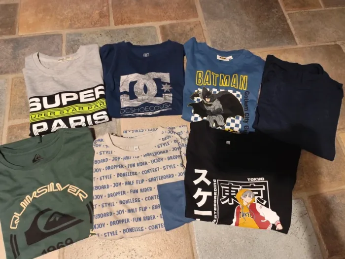 Lot tshirt longue manche