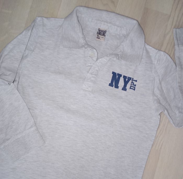 Polo gris chiné très clair Tape à l'oeil 
T. 10 ans - photo numéro 2