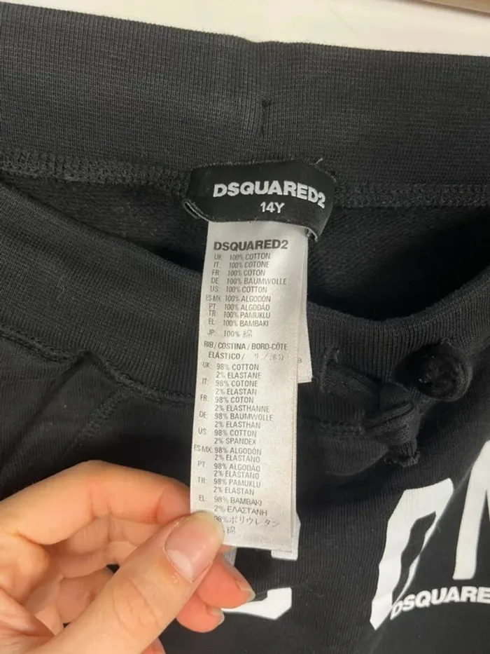 Jogging noir Icon Dsquared2 - photo numéro 2