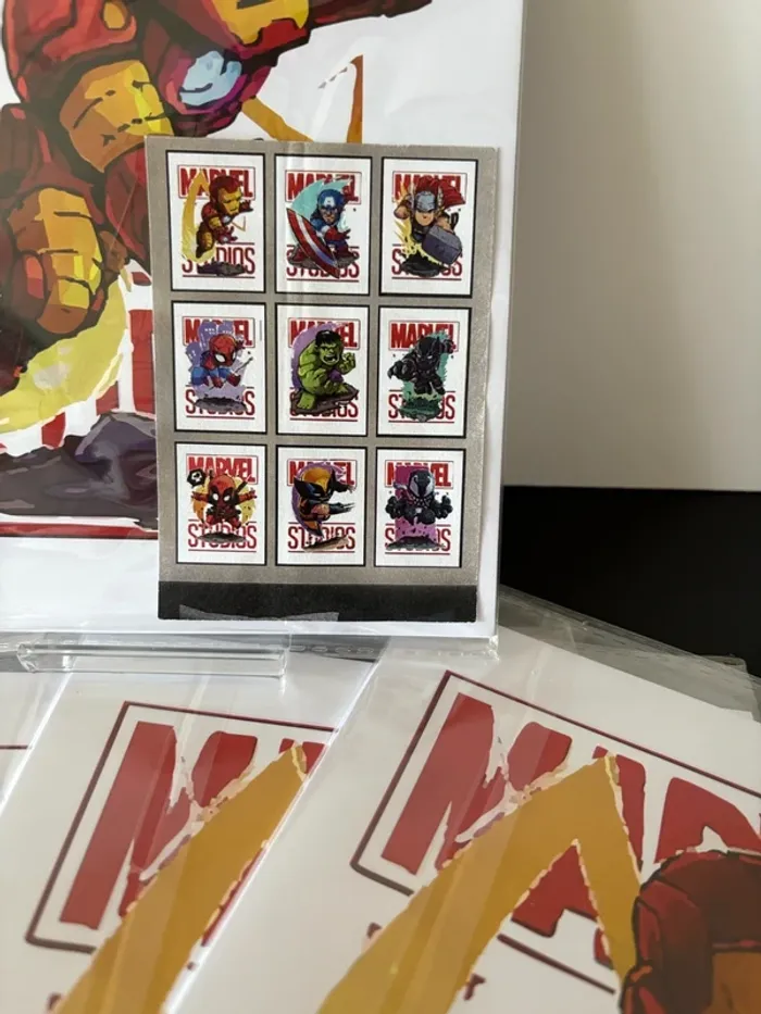 Affiches “Mini Marvel” pour chambre enfant - photo numéro 2