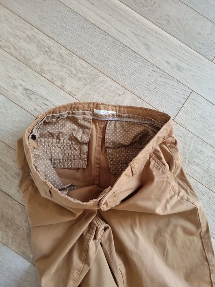 Pantalon camaïeu chino 38 camel - photo numéro 8