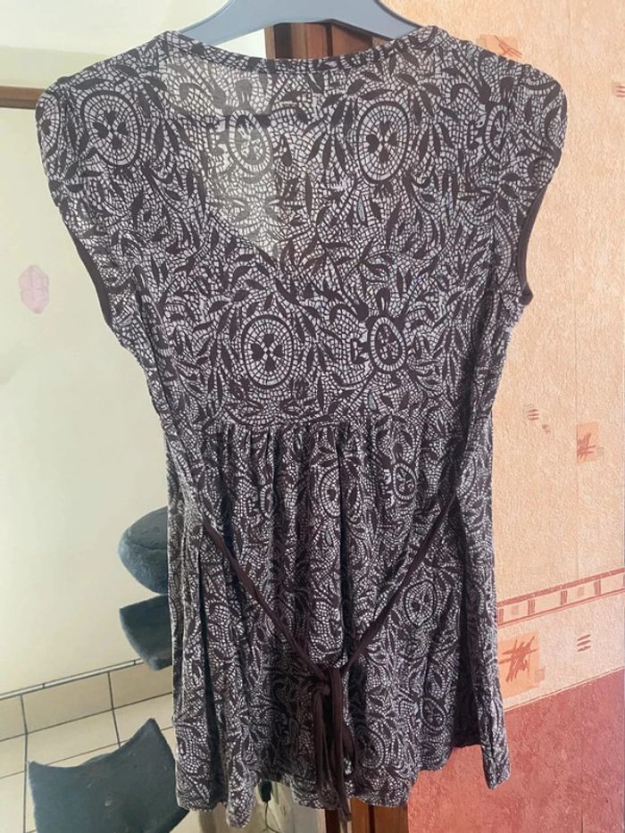 superbe tunique femme a fleur taille 38 - photo numéro 5