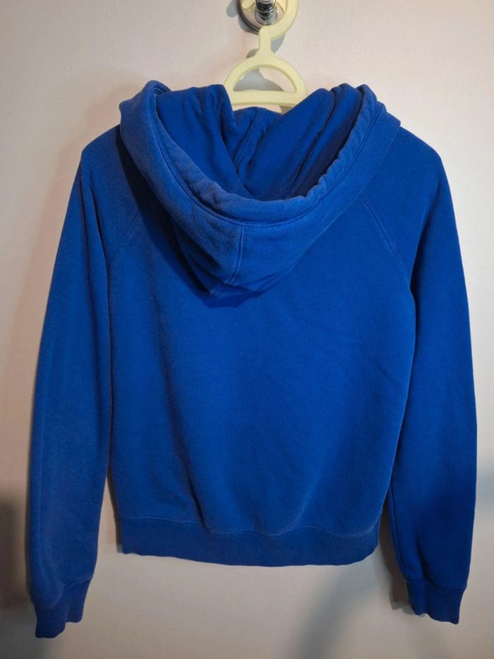 Sweat à capuche vintage nike bleu - taille S - photo numéro 6