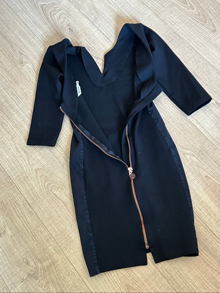Robe noire à manches courtes Kaporal taille XS TBE - photo numéro 8