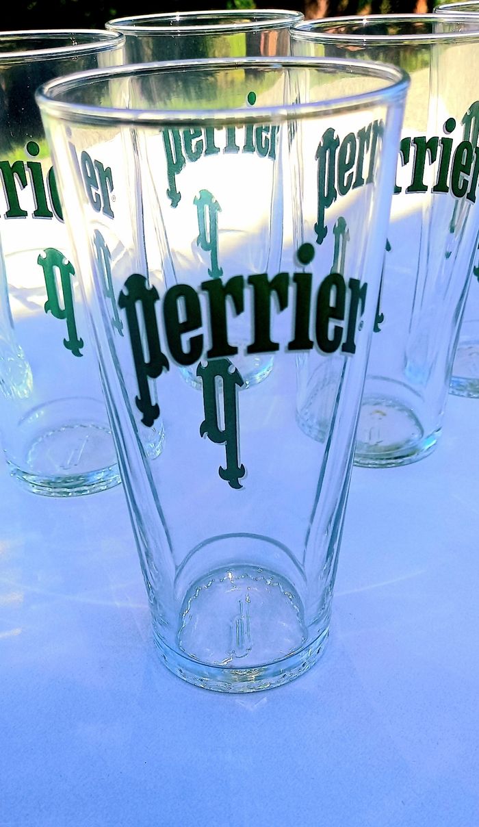 Lot de 6 verres  Perrier - photo numéro 2