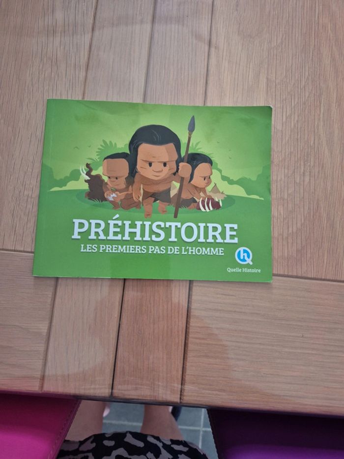 Livre Préhistoire  les premiers pas de l'homme