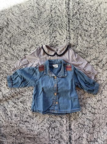 Lot de 2 chemises manches longues 3m