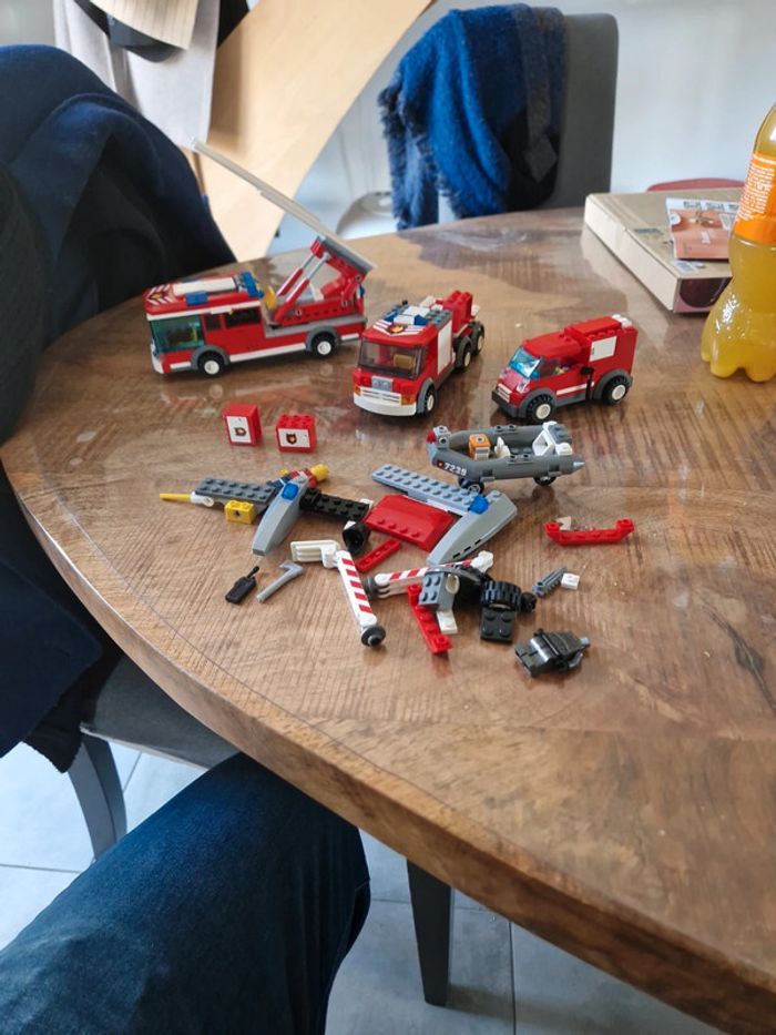 Ensemble lego pompiers