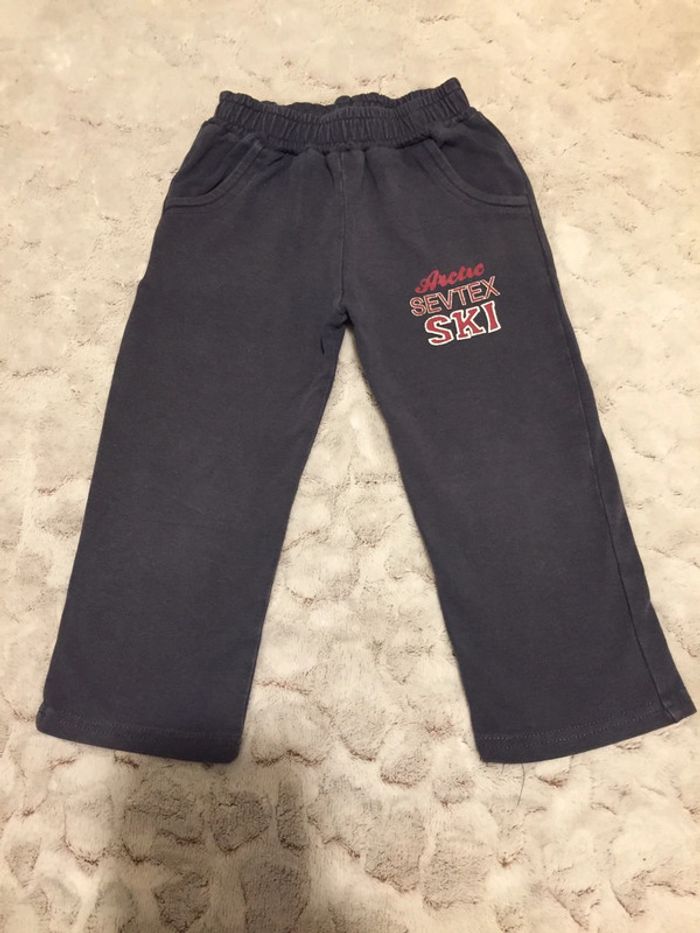 Pantalon jogging bleu gris - T . 3 ans