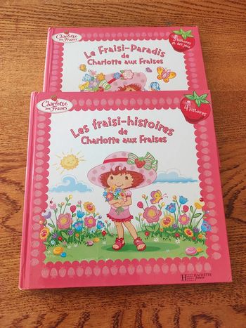 Lot de 2 livres Charlotte aux fraises