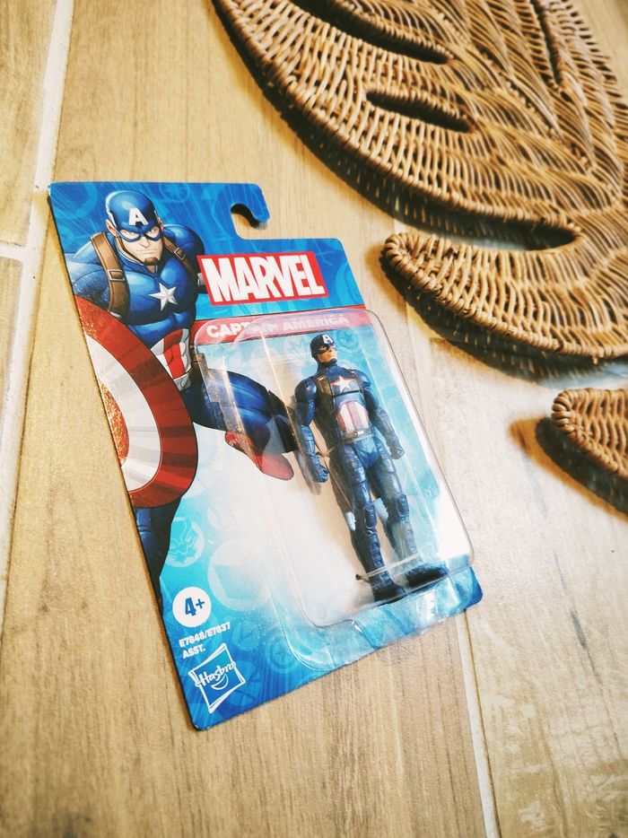 💫Coffret figurine Captain America Avengers Marvel - marque Hasbro - neuf - photo numéro 2