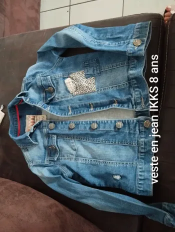 Veste en jean IKKS 8 ans