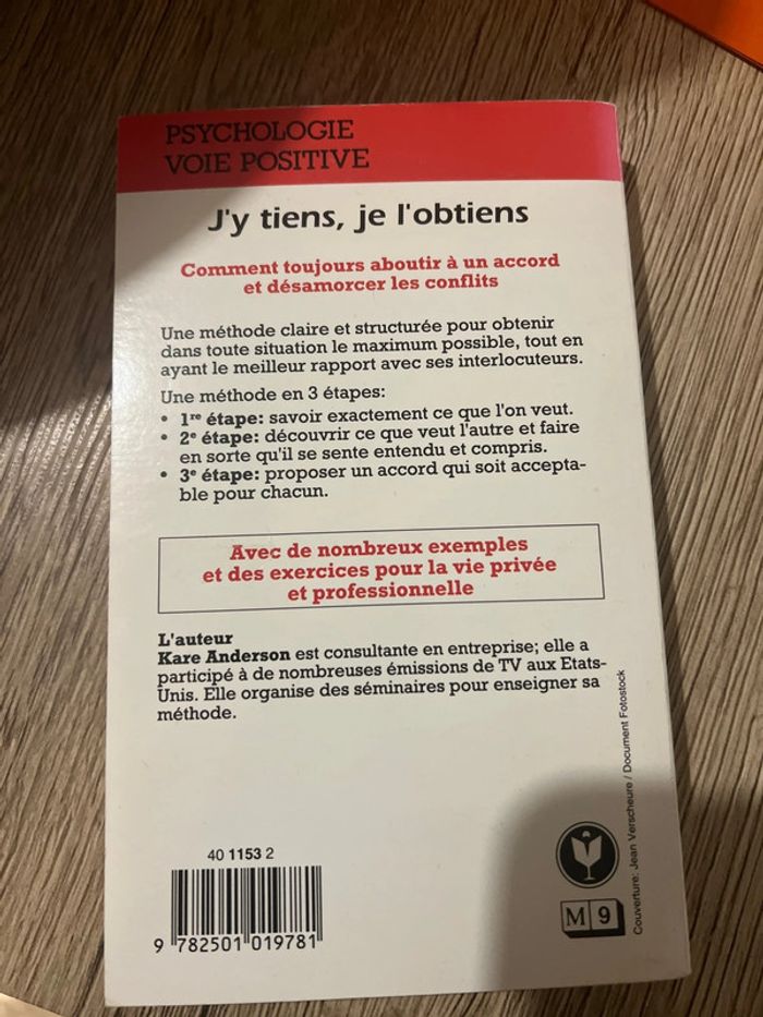 Livre Kare Anderson j’y tiens je l’obtiens - photo numéro 2