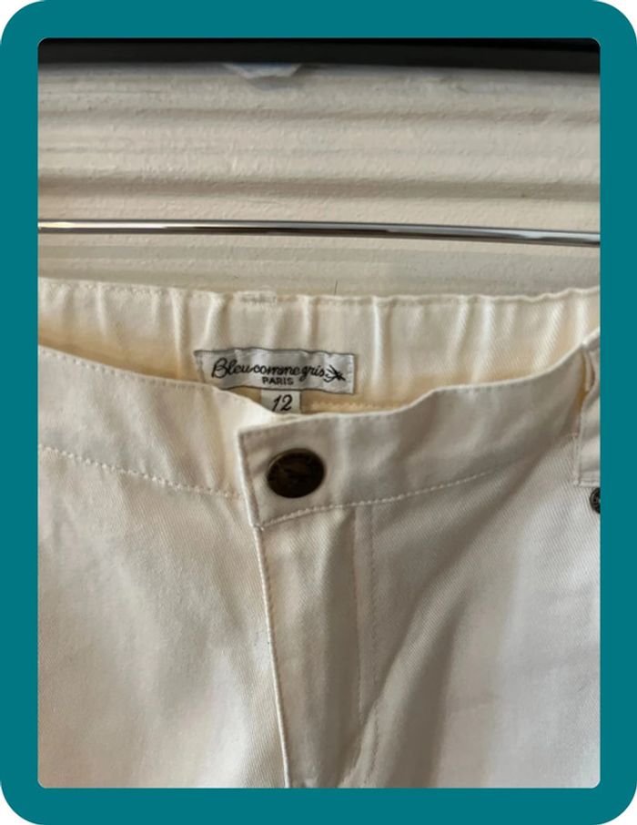 Pantalon jean slim léger 12 ans - Bleu comme gris - photo numéro 4