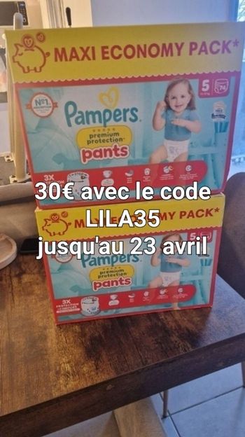 Couche pampers 