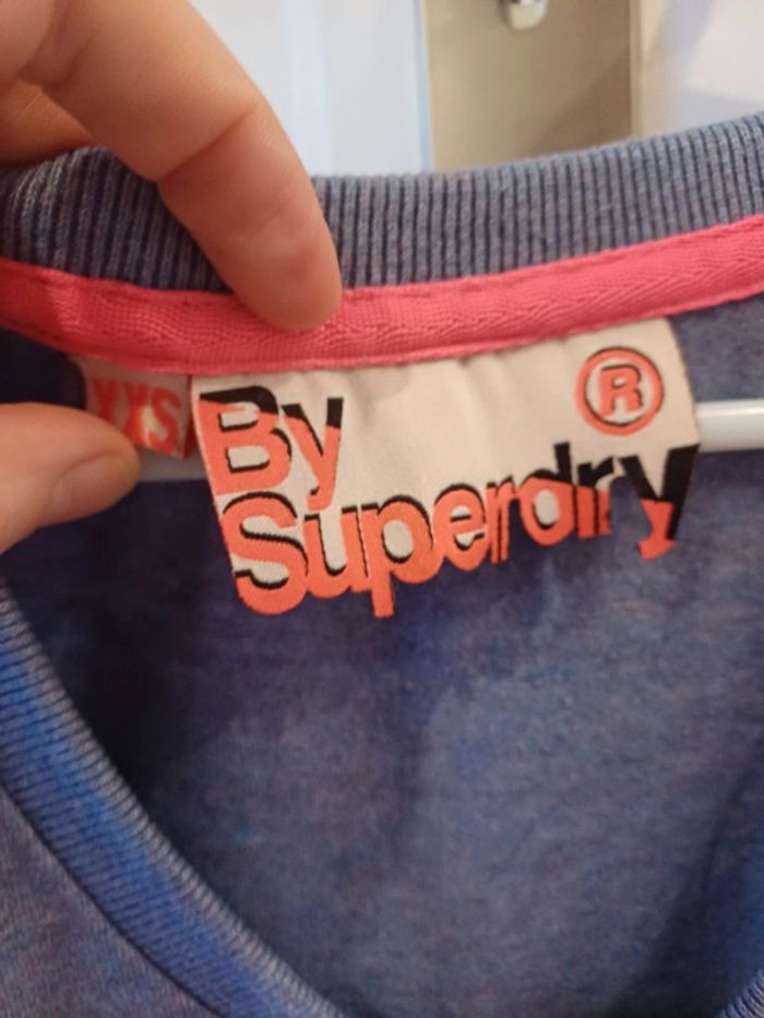 Tee-shirt superdry col v - photo numéro 3