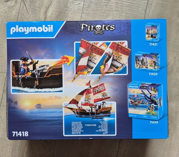 71418 – Playmobil Pirates – Chaloupe des pirates Neuf Scellé - photo numéro 4