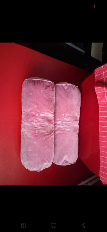 Deux coussin de lit