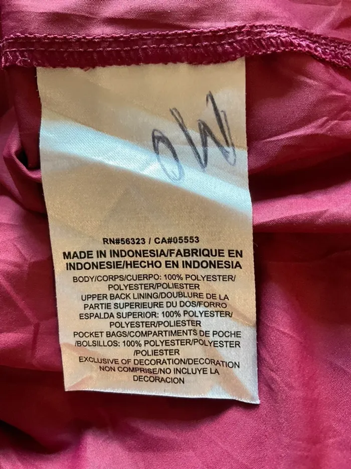 Veste coupe-vent 1/4zip manches courtes bordeaux pour homme Nike St Joseph Hawks taille M 304 - photo numéro 13