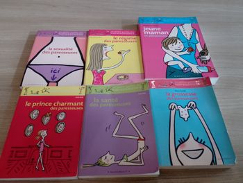 Lot de 6 livres "les paresseuses"