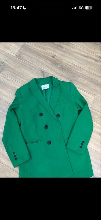 Blazer vert stradivarius