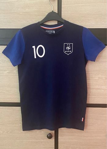 T-shirt FFF Foot Mbappé Taille 12 ans