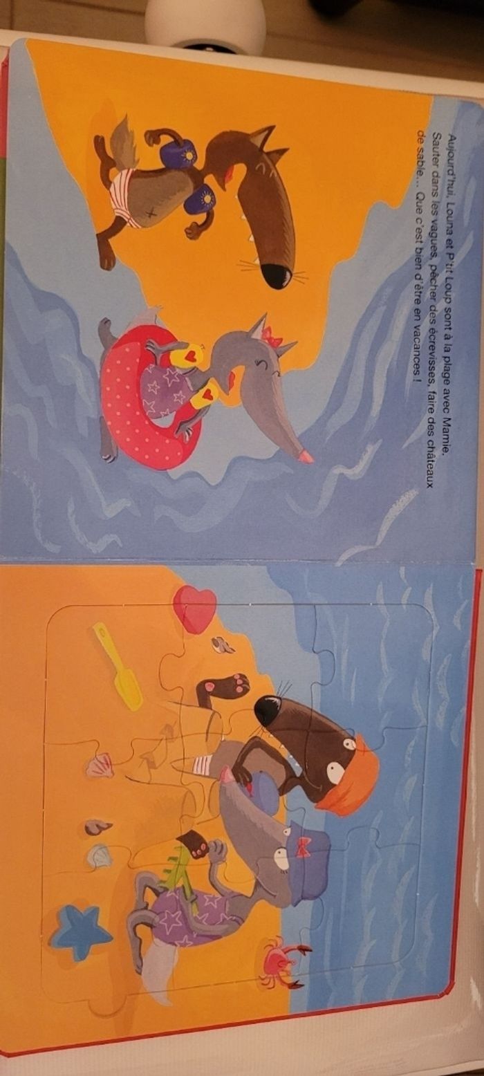 Livre puzzle Petit Loup - photo numéro 7