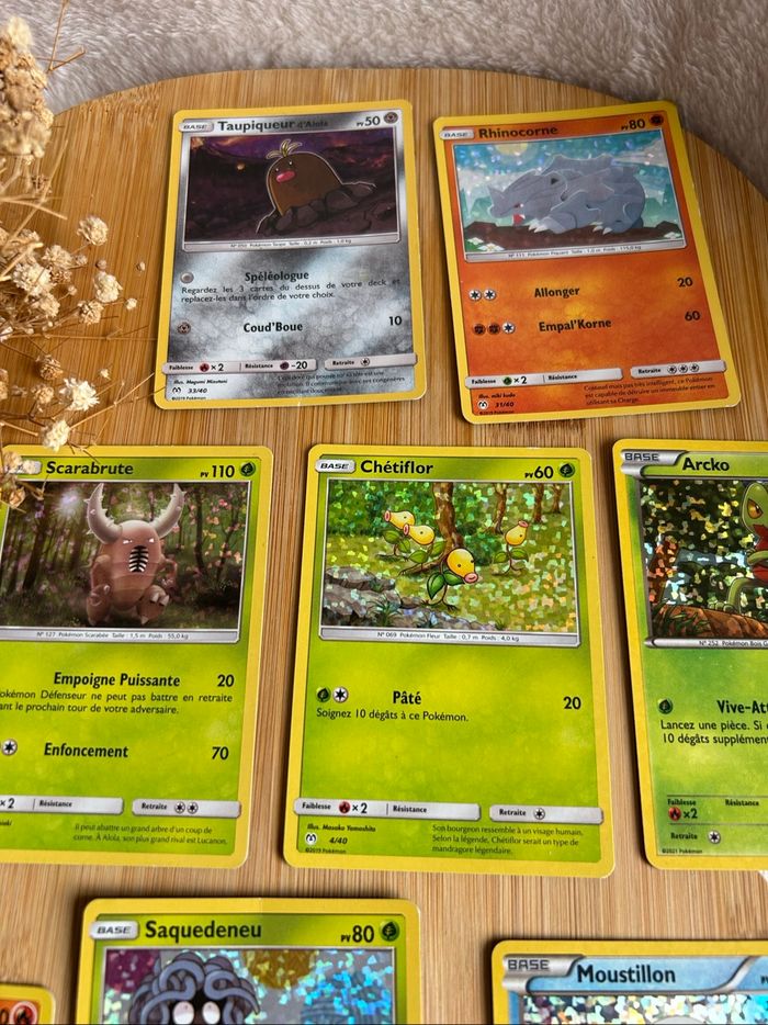 Lot de 9 cartes Pokémon – Très bon état (2019 à 2022) - photo numéro 3